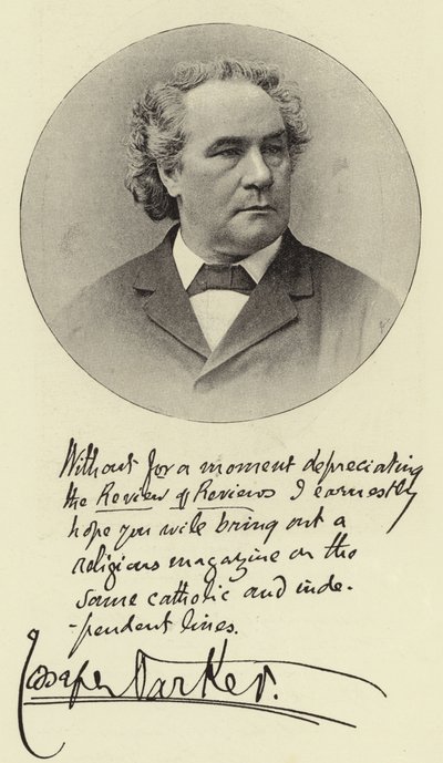 O Rev. Joseph Parker, DD de English Photographer