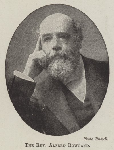 O reverendo Alfred Rowland de English Photographer