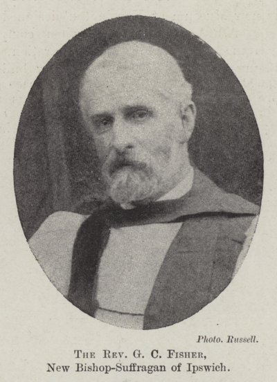 O Reverendo GC Fisher, Novo Bispo-Suffragan de Ipswich de English Photographer
