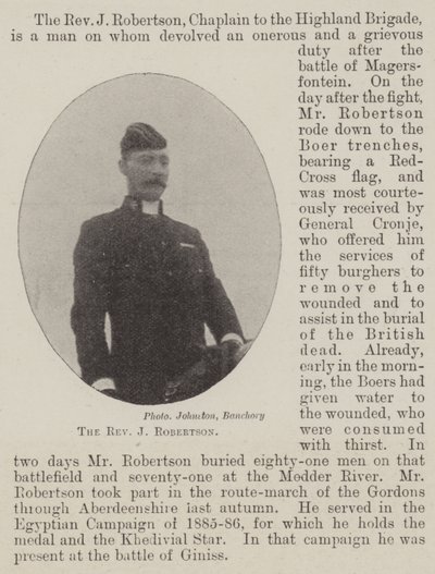 O reverendo J Robertson de English Photographer