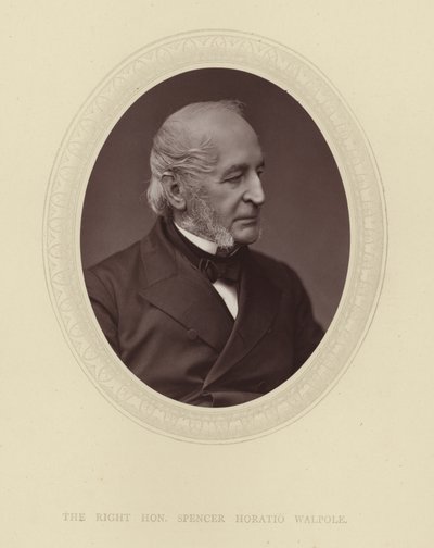 O certo Hon. Spencer Horatio Walpole de English Photographer