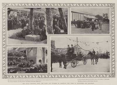 O Royal Colonial Tour, o Duque e a Duquesa da Cornualha e York em Melbourne e Ballarat de English Photographer