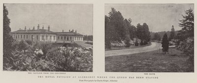 O Royal Pavilion em Aldershot, onde a Rainha está hospedada de English Photographer