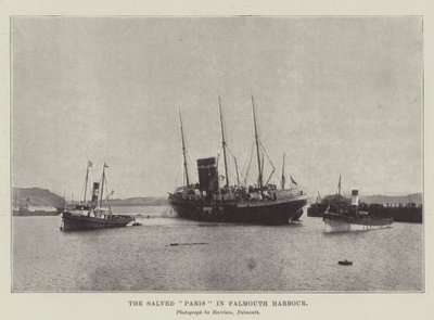 A Paris Salvada no Porto de Falmouth de English Photographer