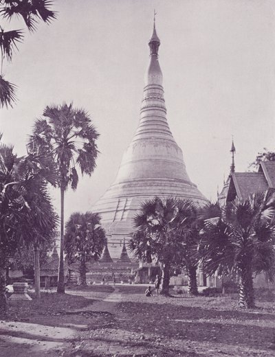 O pagode de Dagon de Shway, Rangoon de English Photographer