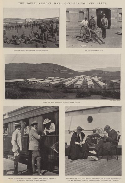 A Guerra Sul-Africana, Campanha e depois de English Photographer