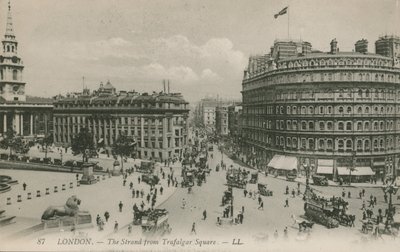 A, costa, de, trafalgar, quadrado, londres de English Photographer