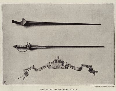 A espada do general Wolfe de English Photographer