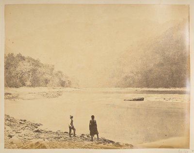 A Teesta em Bheerkotee. Vistas de Darjeeling. 1870