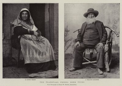 A Crise do Transvaal, Tipos Boer de English Photographer