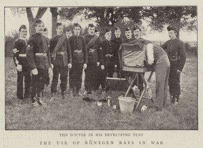O uso de raios de Ronggen na guerra de English Photographer