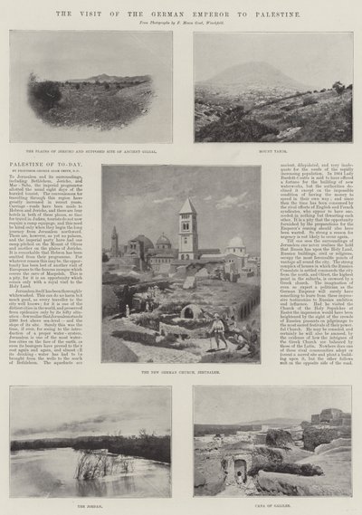 A visita do imperador alemão à Palestina de English Photographer