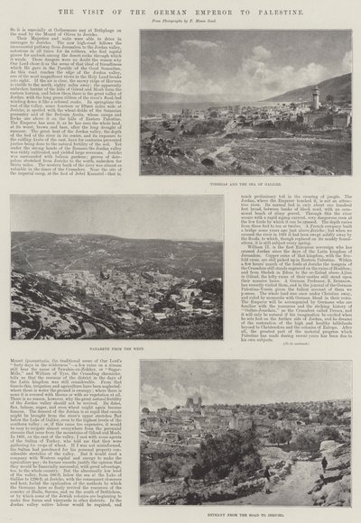 A visita do imperador alemão à Palestina de English Photographer