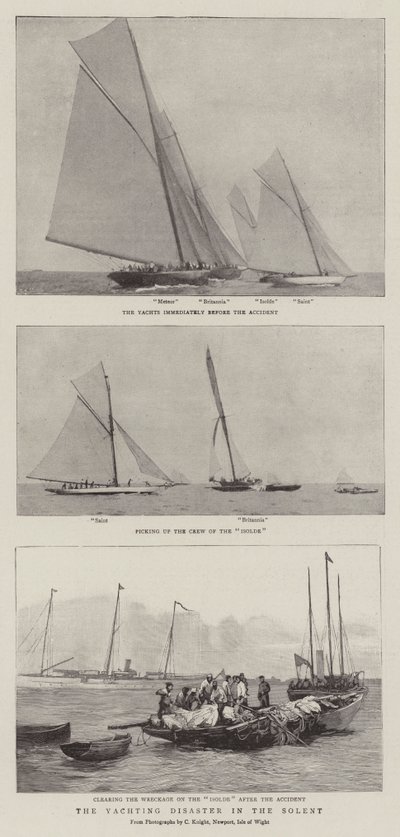 O Desastre Yachting no Solent de English Photographer