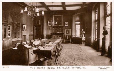 A sala de diretoria da St Pauls School de English Photographer