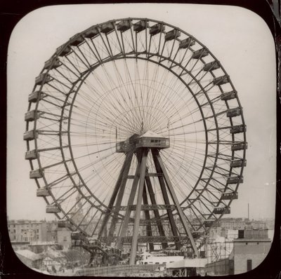 A grande roda em Earls Court, Londres de English Photographer
