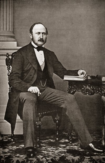 O último retrato de HRH Prince Albert (1819-65) de English Photographer