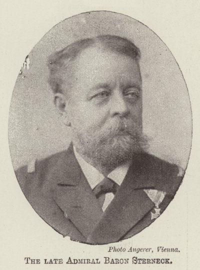 O falecido Almirante Barão Sterneck de English Photographer