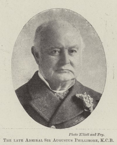 O falecido Almirante Sir Augustus Phillimore, KCB de English Photographer