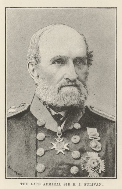 O falecido Almirante Sir BJ Sulivan de English Photographer