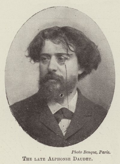 O falecido Alphonse Daudet de English Photographer