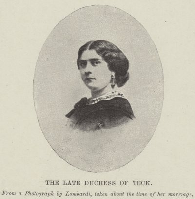 A tardia duquesa de Teck de English Photographer