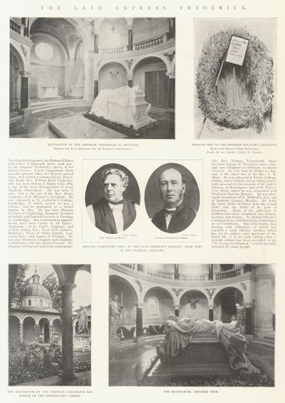 A falecida imperatriz Frederick de English Photographer