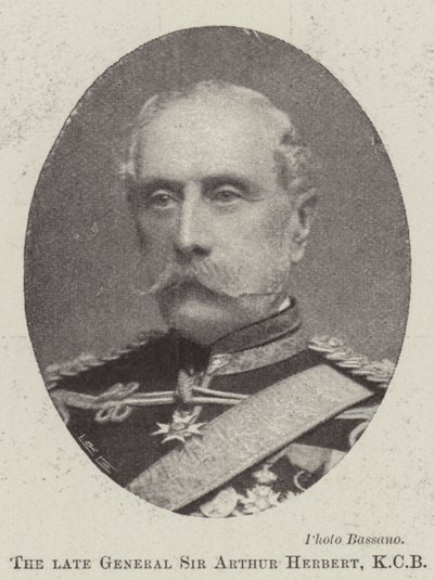 O falecido general Sir Arthur Herbert, KCB de English Photographer