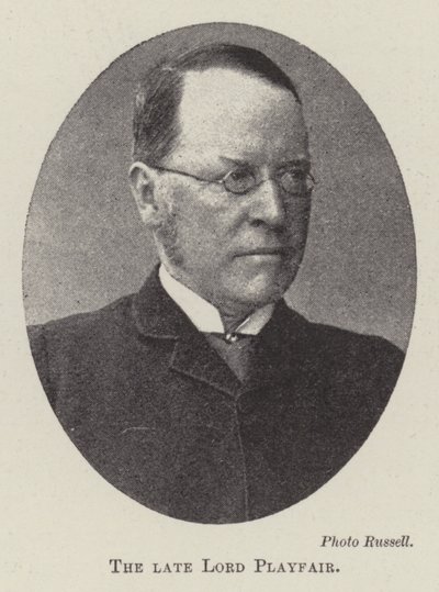 O falecido Lord Playfair de English Photographer