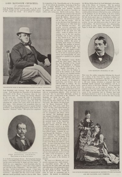 O falecido lorde Randolph Churchill de English Photographer