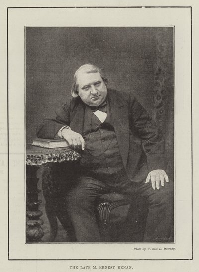 O falecido M Ernest Renan de English Photographer