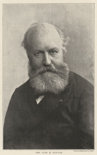 O falecido M Gounod de English Photographer