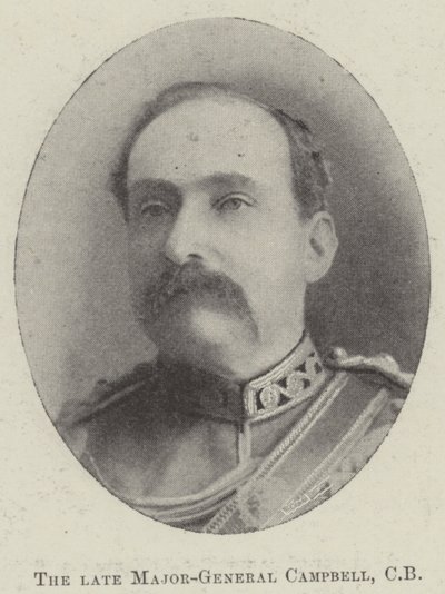 O falecido major-general Campbell, CB de English Photographer