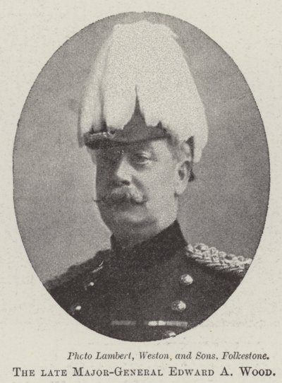 O falecido major-general Edward A Wood de English Photographer
