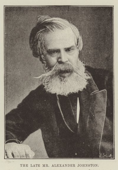 O falecido Sr. Alexander Johnston de English Photographer