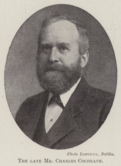 O falecido Sr. Charles Cochrane de English Photographer