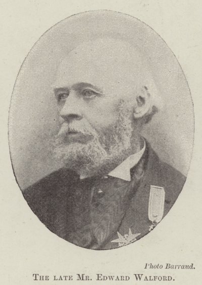 O falecido Sr. Edward Walford de English Photographer