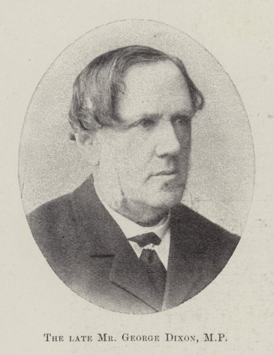O falecido Sr. George Dixon, MP de English Photographer