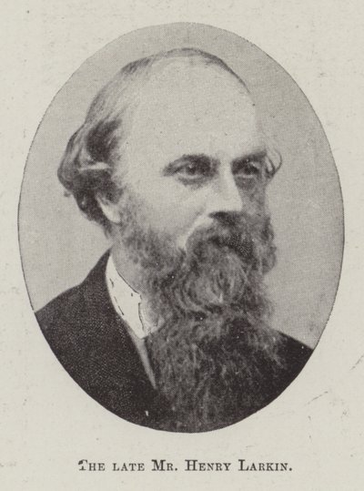 O falecido Sr. Henry Larkin de English Photographer