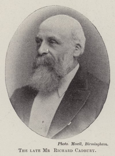 O falecido Sr. Richard Cadbury de English Photographer