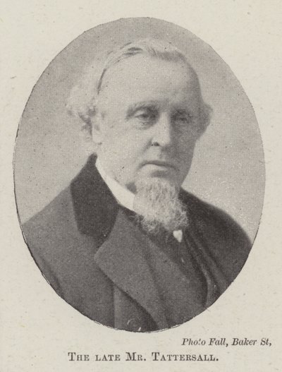 O falecido Sr. Tattersall de English Photographer