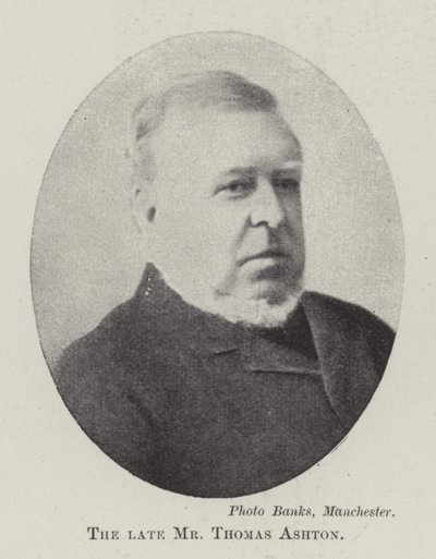 O falecido Sr. Thomas Ashton de English Photographer