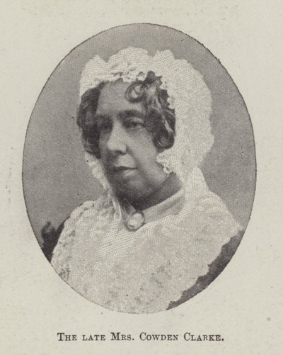 A falecida Sra. Cowden Clarke de English Photographer
