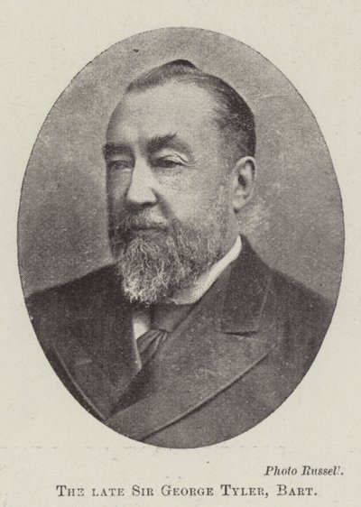 O falecido Sir George Tyler; Baronete de English Photographer