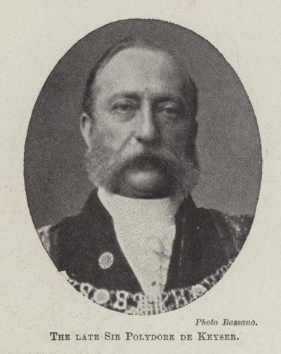 O falecido Sir Polydore de Keyser de English Photographer