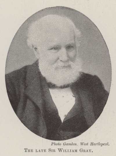 O falecido Sir William Gray de English Photographer