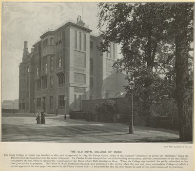 O antigo Royal College of Music de English Photographer
