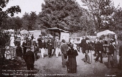 As barracas em Hampstead Heath de English Photographer