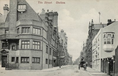 Tite Street, Chelsea, Londres (foto a p/b) de English Photographer
