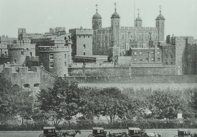 Tower Hill: vista da Torre de Londres, 1895 de English Photographer